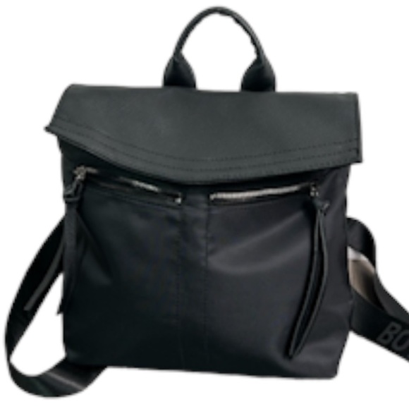 Botkler New York ‘Trigger’ Nylon Mini Black Backpack - Picture 4 of 16